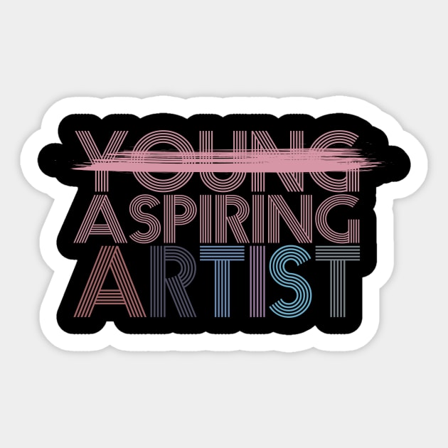 Young ARTIST Sticker by MRSY